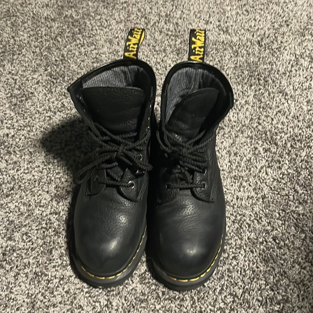 Steel toe Dr. Martens